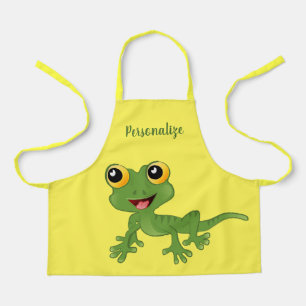 Cute Baby Lizard Gecko Kids Personalized Apron