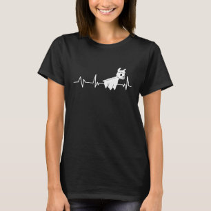 Cute Baby Llama Heartbeat Llama Llama T-Shirt