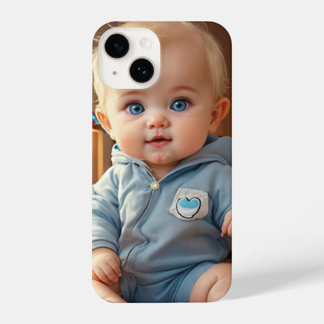 Cute Baby Logo iPhone 14 Slim Fit Case – Glory (Back)