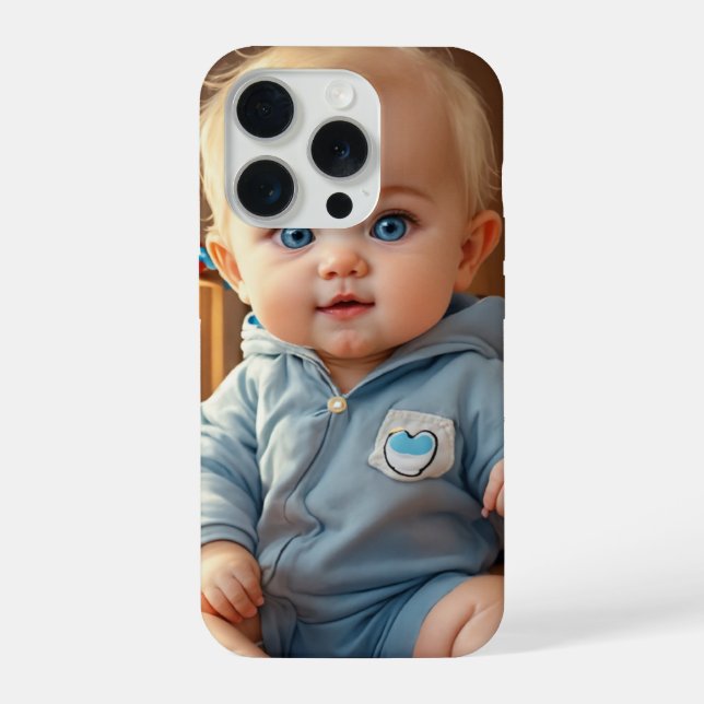 Cute Baby Logo iPhone 15 Pro Slim Fit Case – Glory (Back)
