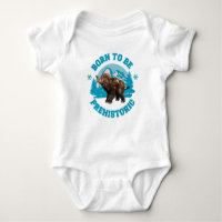 Cute Baby Mammoth Prehistoric Kids Birthday