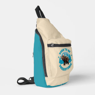 Cute Baby Mammoth Prehistoric Kids Birthday Sling Bag