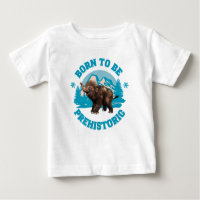 Cute Baby Mammoth Prehistoric Kids Birthday