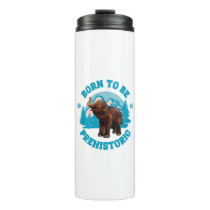 Cute Baby Mammoth Prehistoric Kids Birthday Thermal Tumbler