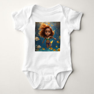 Cute Baby Mermaid Bodysuit