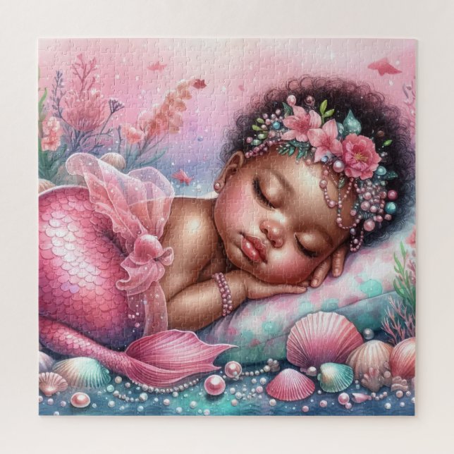 Cute Baby Mermaide jigsaw puzzle (Vertical)