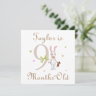 Cute Baby Milestones Markers 9 and 10 Months Old
