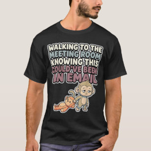 Cute baby monkey meme kawaii japanese macaque T-Shirt