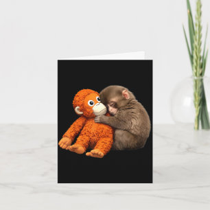 Cute baby monkey punch Cute baby monkey punch Card