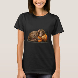 Cute baby monkey punch meme men women T-Shirt