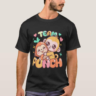 Cute baby monkey punch team punch Cute baby monkey T-Shirt