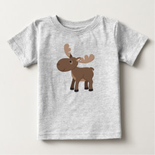 Cute Baby Moose Animal T-Shirt