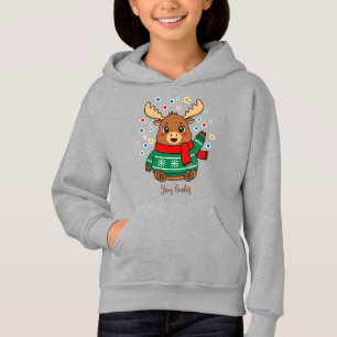 Cute Baby Moose Hello