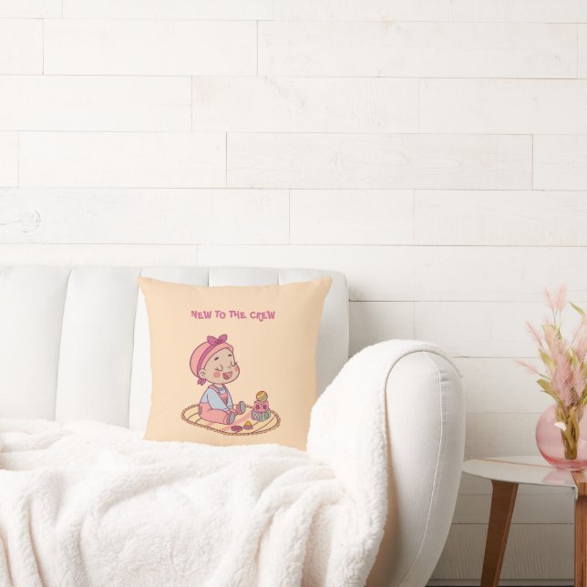 Cute Baby Motif Cushion (Couch)