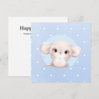 Cute baby mouse poster