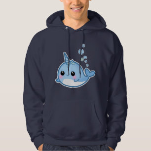 Cute baby narwhal hoodie
