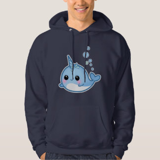 Cute baby narwhal hoodie