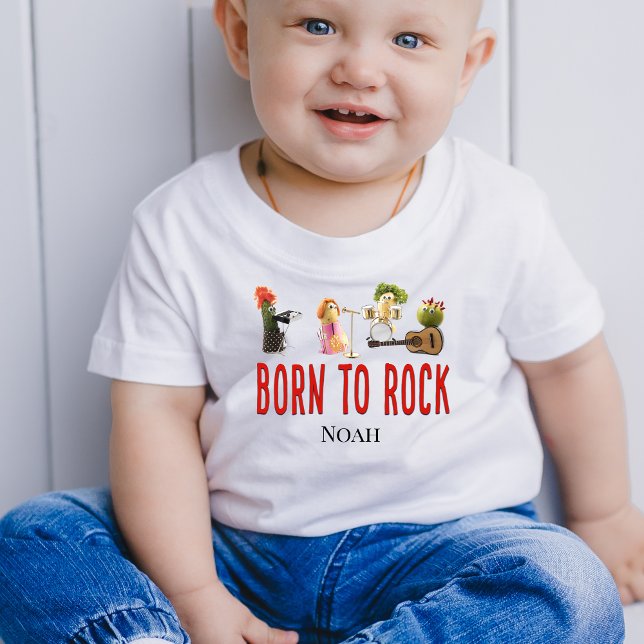 Cute Baby Newborn Apparel Cool Baby Rocks Baby T-Shirt (Creator Uploaded)