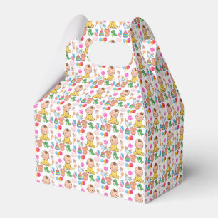 Cute Baby Nursery Toys Pattern Baby Shower Favour Box