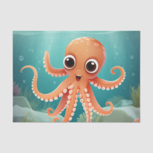 Cute Baby Octopus Tissue Paper