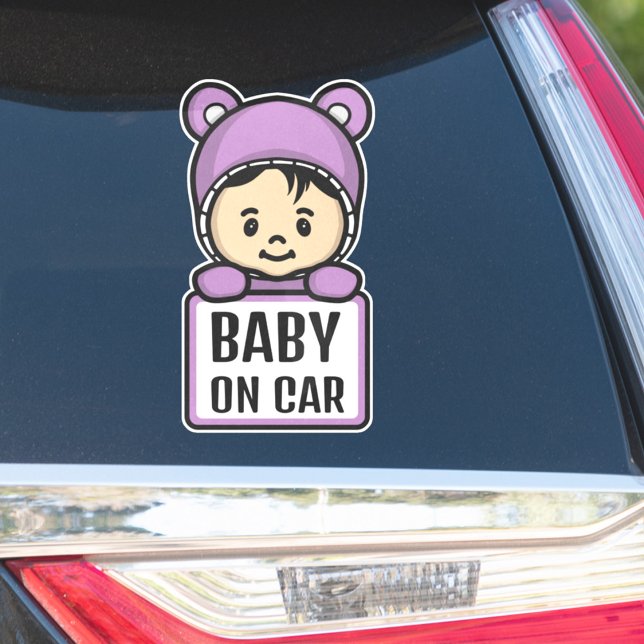 Cute Baby On Board/Baby on Car Sticker (Creator Uploaded)