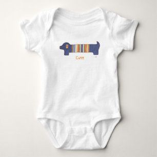 Cute Baby One Piece -Cute Dachshund Bodysuit