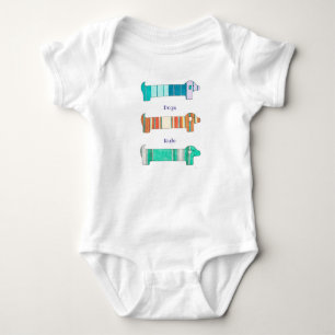 Cute Baby One Piece - Dogs Rule Bodysuit