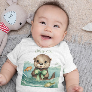 Cute Baby Otter Gender Neutral Bodysuit