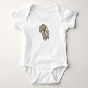 Cute Baby Otter Pup Bodysuit