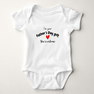 Cute Baby Outfit Father’s Day Gift Joke Bodysuit