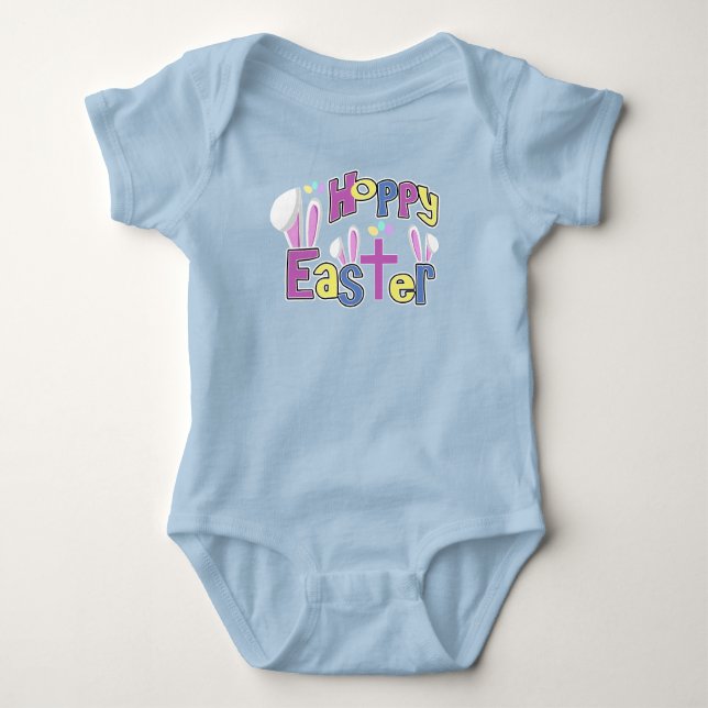 Cute Baby Outfits - Hoppy Easter Bodysuit (Front)
