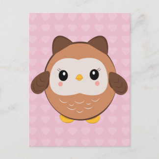 Cute Baby Owl Postcard