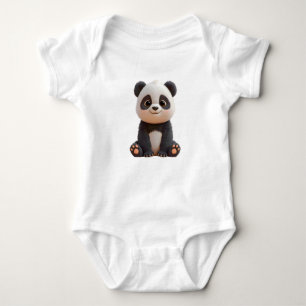 Cute Baby Panda Bodysuit