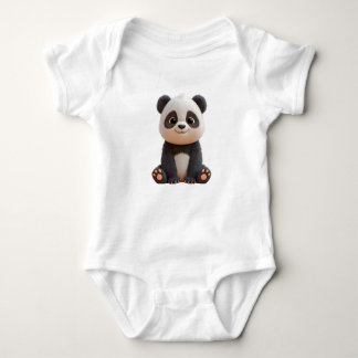 Cute Baby Panda Bodysuit