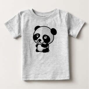 Cute Baby Panda Fine Jersey T-Shirt