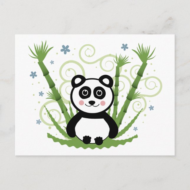 Cute Baby Panda Postcard (Front)
