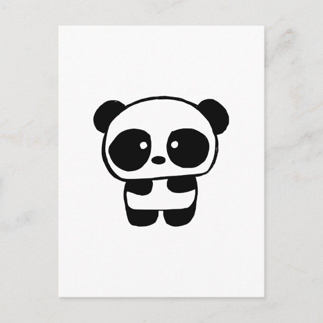 Cute Baby Panda Postcard (Front)