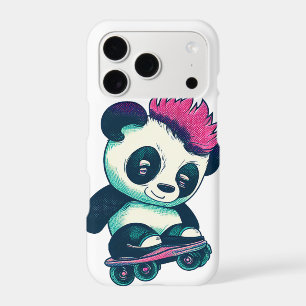 Cute Baby Panda with mohawk   Skater Panda