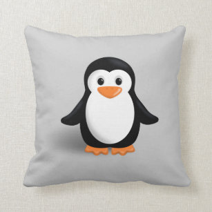 Cute Baby Penguin Cushion