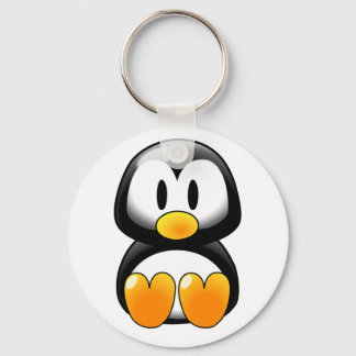 Cute Baby Penguin - Customizeable Key Ring