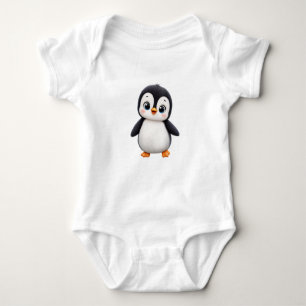Cute Baby Penguin Design Bodysuit