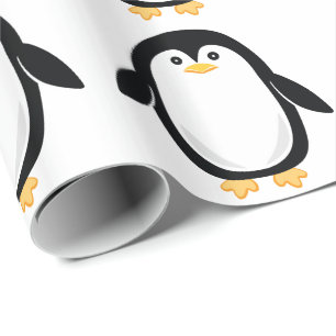 Cute Baby Penguin Wrapping Paper
