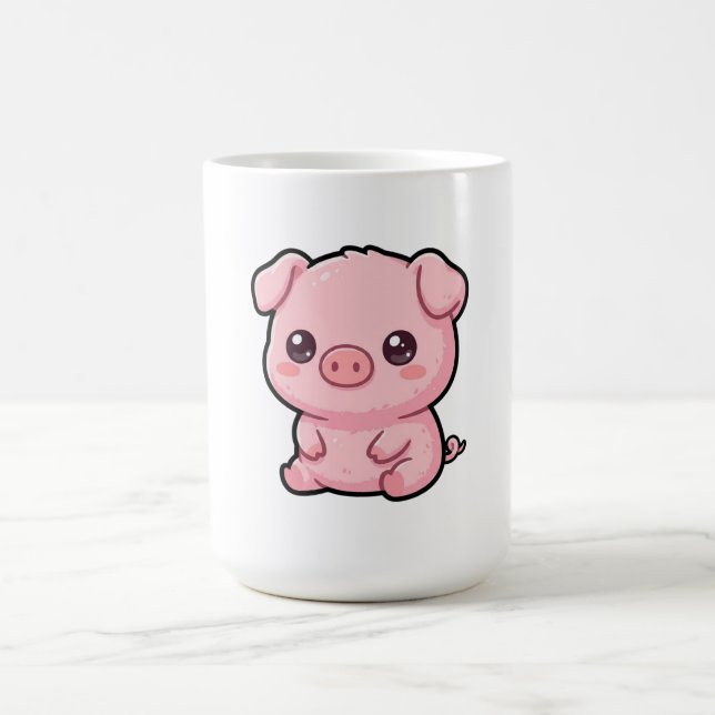Cute Baby Pig Mug (Center)