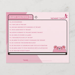 Cute Baby Pink Bear Computer Screen Guess Who