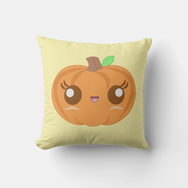 Cute Baby Pumpkin Pillow (Front)