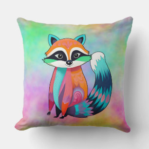 Cute Baby Raccoon Cushion