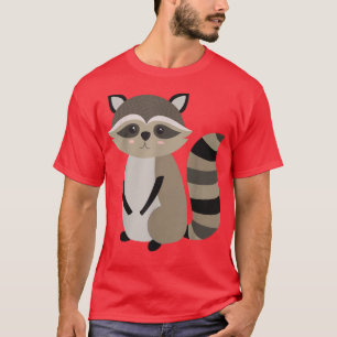 Cute Baby Racoon Animal & Nature Lover & Gift T-Shirt
