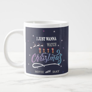 Cute Baby Reindeer Christmas Large Coffee Mug