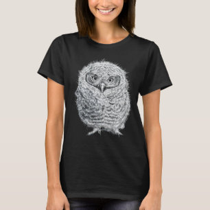 Cute Baby Screech Owl Owlet T-Shirt