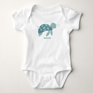 Cute Baby Sea Turtle Onsie T-Shirt Bodysuit